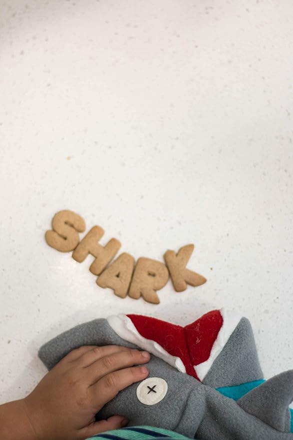 Cate & Levi Shark Hand Puppet with Moveable Mouth