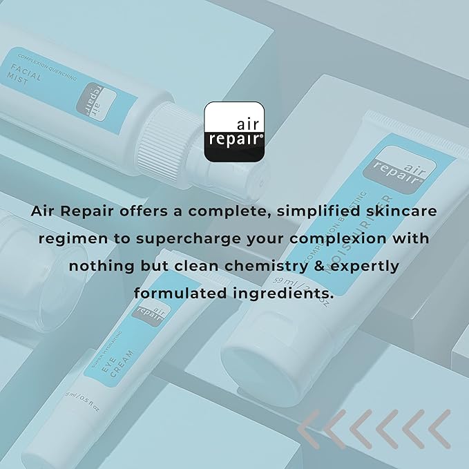 Air Repair Under Eye Cream for Wrinkles, Puffiness, Under Eye Bags, and Dark Circles with Ceramides + Vitamin C, Daily Anti Aging Eye Cream for Women and Men, Gentle, Clean Formula for all Skin Types