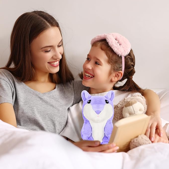 Stocking Stuffers for Teen Boys Talking Hamster Plush Toy,Baby Unique Mini Christmas Best Gifts,Kids 2025 Top Purple Toys for Ages 8-13 Girls Only Cheap,Sensory Toys for Children with Autism