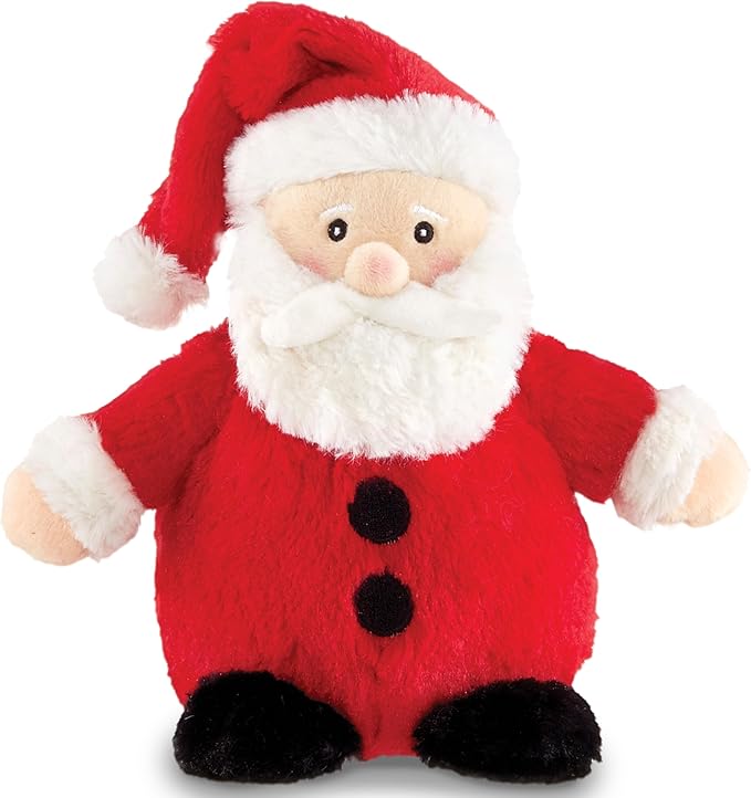 Bearington Baby Nick Christmas Plush, 6 Inch Santa Stuffed Animal, Ideal Christmas Stuffed Santa Claus Doll Gift for Toddlers, Kids & Teens, for Ages 3-14
