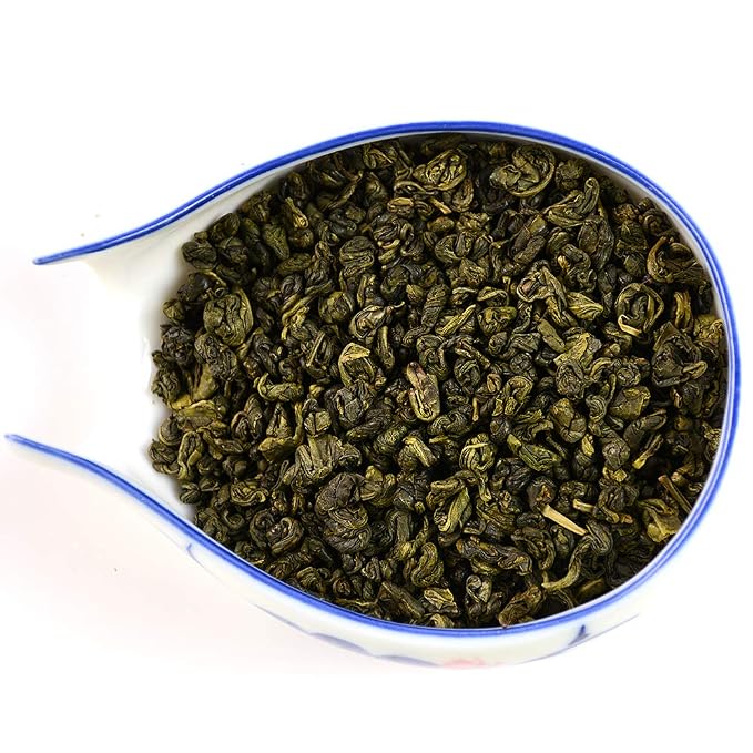 TIAN HU SHAN Premium Tea Loose Leaf Tin box (Green tea, 8 Ounce (Pack of 1)