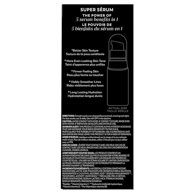 Olay Super Serum and MicroSculpting Cream Mini Duo Best Sellers Kit, Super Serum 0.4 FL OZ , MSC 0.5 FL OZ