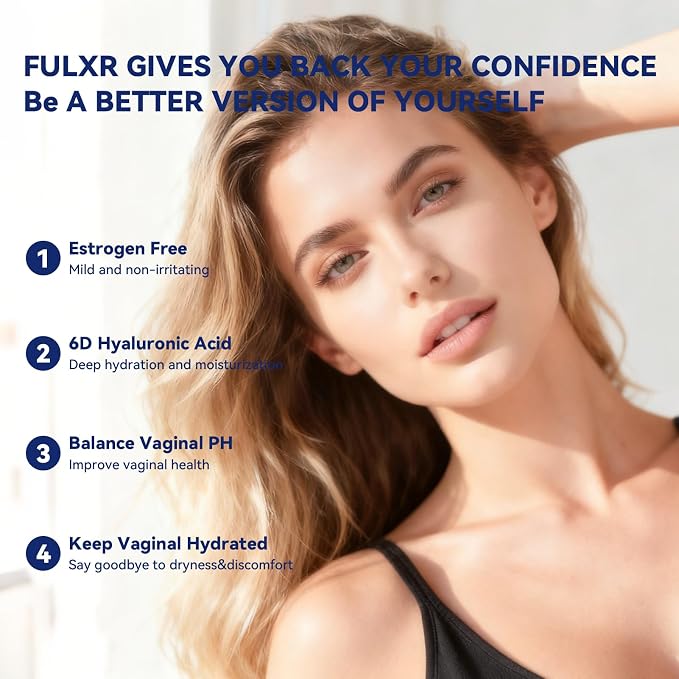 Vaginal Moisturizer Gel for Women with 14mg Hyaluronic Acid, 12 Count | Hormone-Free, Plant Extracts, Gentle & Non-Irritating, pH Balanced, Long-Lasting 72-Hour Hydration, Vaginal Dryness Relief