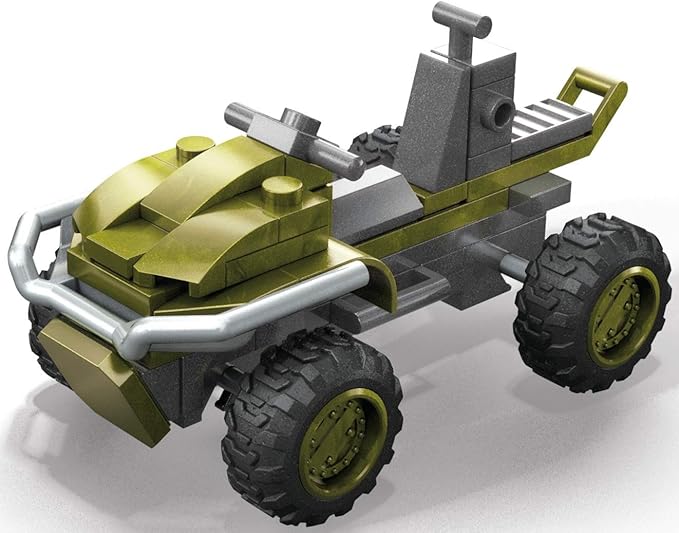 Mega Construx Halo Recon Getaway Mongoose Vehicle Halo Infinite Construction Set with UNSC Marine Character Figure, Building Toys for Kids