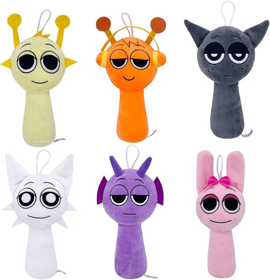 Super JAKES Game Plush Toys,Soft Stuffed Animal Pillow Figure Doll Christmas Birthday Gifts for Adult Kids (6PCS-Plush)
