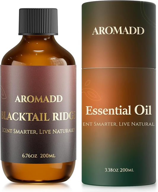 AROMADD AROMADD Blacktail Ridge Hotel Diffuser Oil Inspired by Luxury Hotel Collection Scent, Woody Sandalwood & Fir Aroma, Premium Fragrance Oil for Waterless Diffuser,Long-Lasting,6.76 fl oz(200 mL)