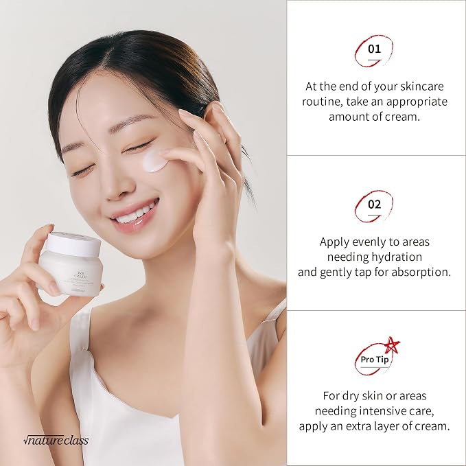 R33 Rice Face Moisturizer Korean Skincare Glass Skin Squalane Niacinamide Hyaluronic Acid Barrier Cream Night Cream Dry Sensitive Skin Fragrance Free 100ml 3.38 fl oz