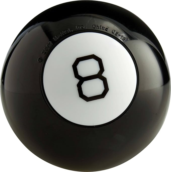 Mattel Games Magic 8 Ball Kids Toy, Retro-Themed Novelty Fortune Teller, Ask a Question & Turn Over for Answer (Amazon Exclusive)