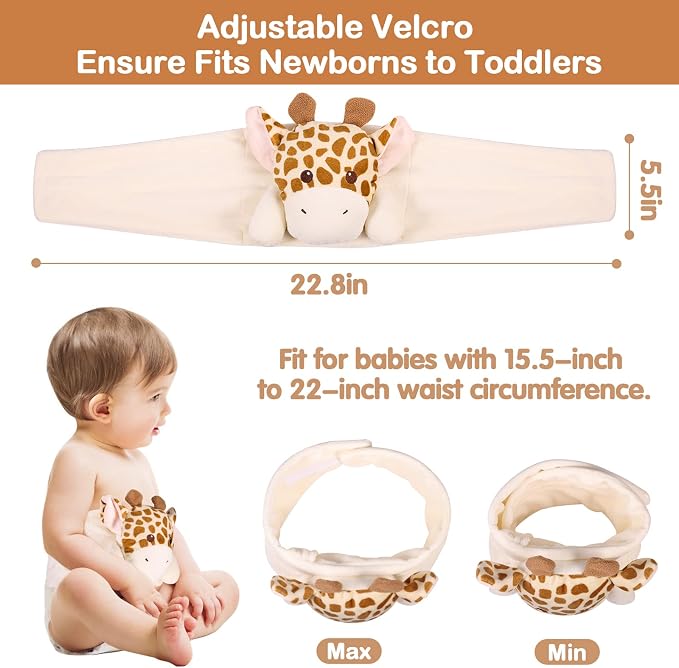 Baby Colic, Gas and Upset Stomach Relief - Heigoeost Newborns Heating Pad Colic Belly Belt for Babies Gas & Colic Tummy Relief, Baby Heated Tummy Wrap for Colic, Gas, Upset Stomach Infants Relief