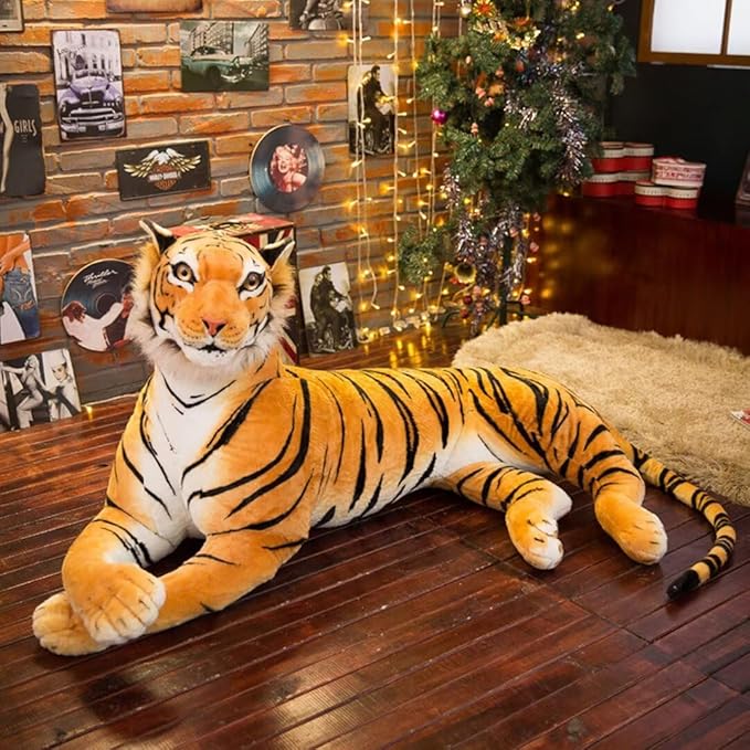 Tiger Stuffed Animal - Stuffed Tiger Plush Toy（14 inches-Excluding The Tail