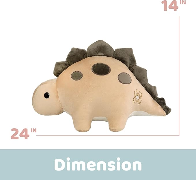 Bellzi Stegosaurus – 14.5" Cute Stuffed Animal Plush Toy – Soft & Adorable Dinosaur Plushie Gift – Perfect Present for All Ages – Giant Steggi