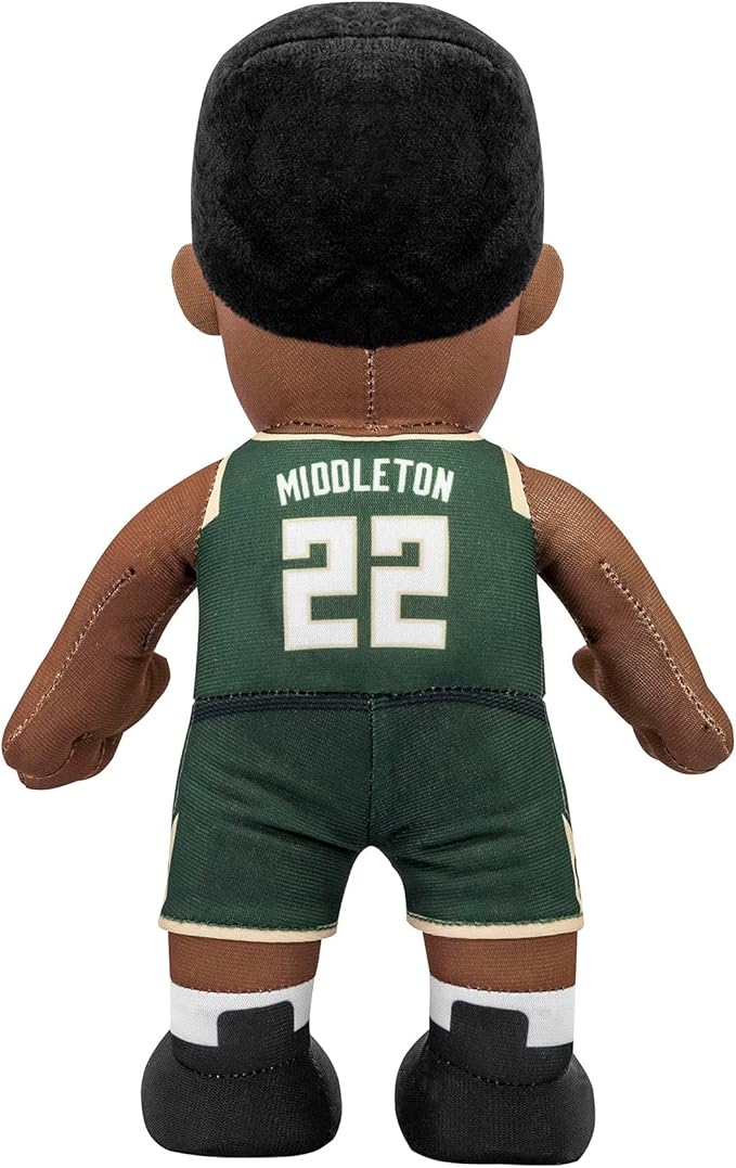Bleacher Creatures Milwaukee Bucks Khris Middleton 10" Plush Figure - A Superstar for Play Or Display