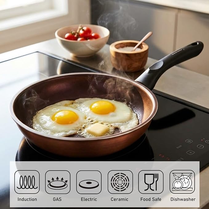 TECHEF - Art Pan Collection, 8-in Nonstick Frying Pan, Made in Korea (Frying Pan 8-in)