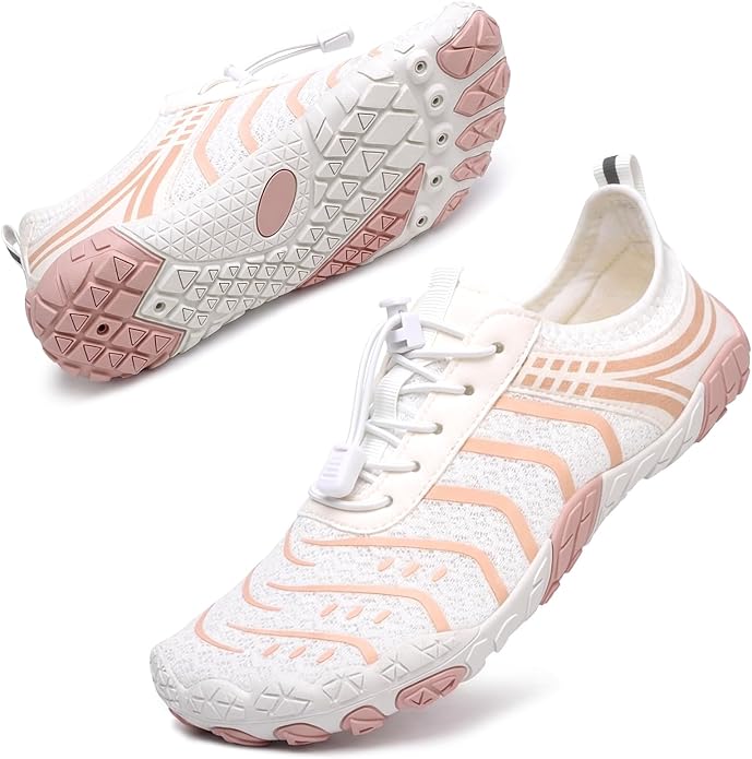 Barefoot Shoes for Women & Men, Grounded Walking Hiking Barefoot Shoes, Wide Toe Box Non-Slip Water Athletic Footwear, Comfortable Vitality Barefoot Footwear, Trail Running Sneakers Unisex