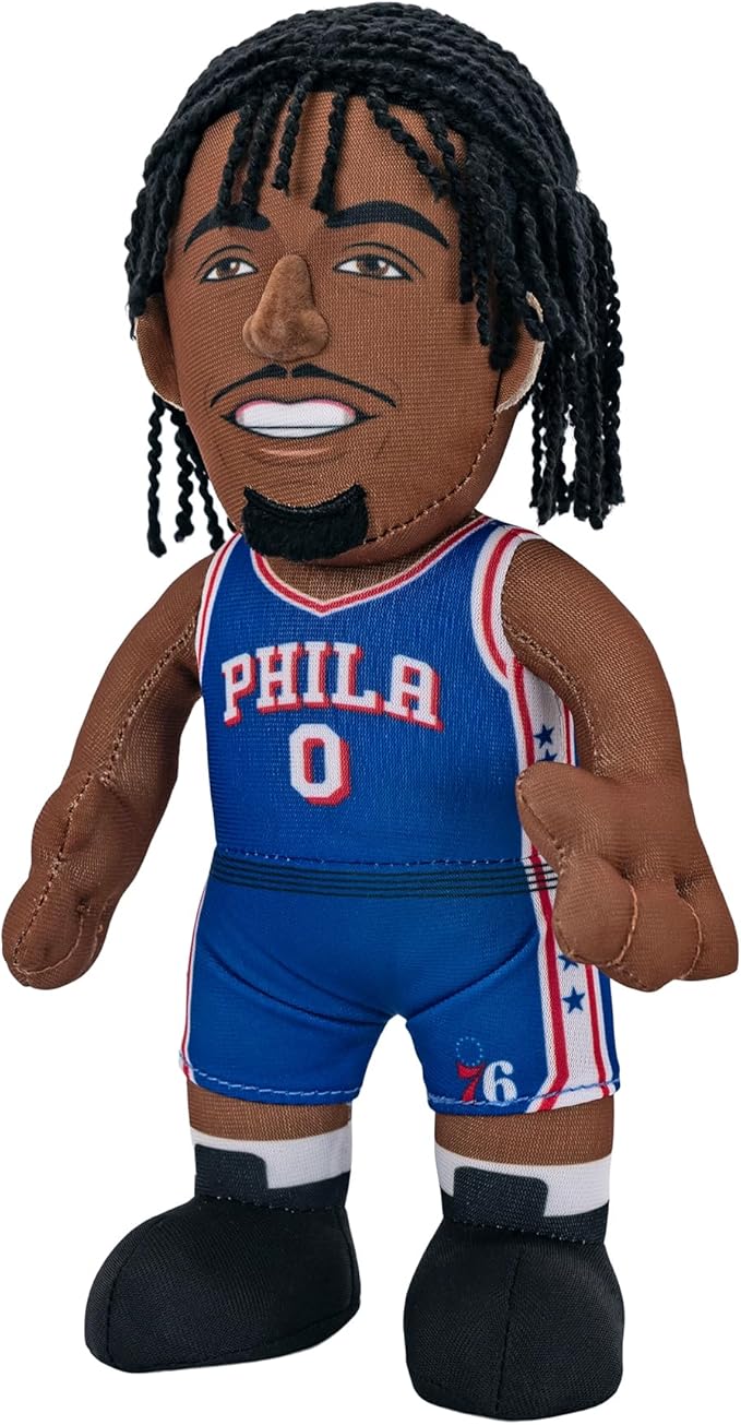 Bleacher Creatures Philadelphia 76ers Tyrese Maxey 10" NBA Plush Figure - A Superstar for Play or Display