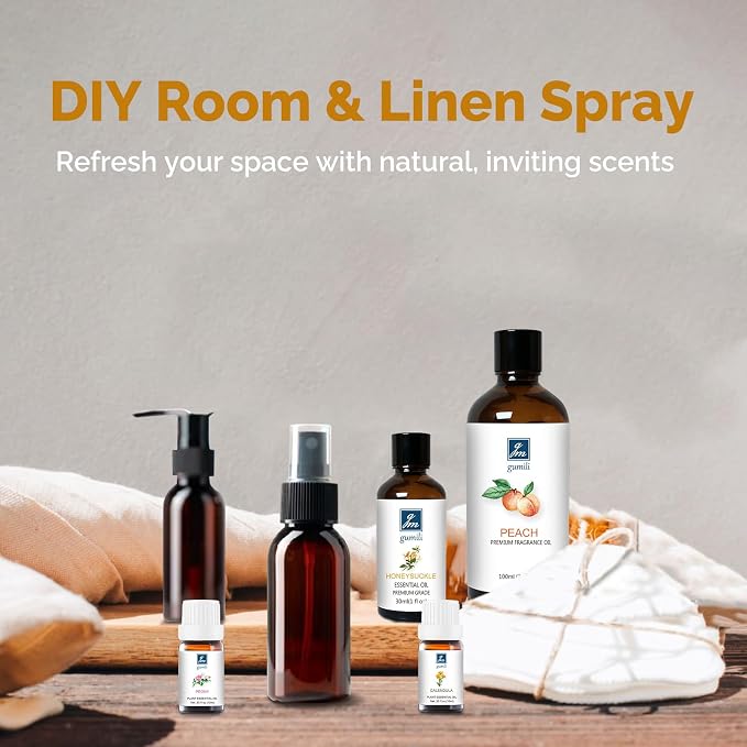 GM Gumili Cherry Essential Oil - Pure Organic Scent for Aromatherapy, Diffusers, Spray, Skin & Hair Care, Massage, DIY Candles & Soap, Perfume - Fruity Fragrance, 10mL