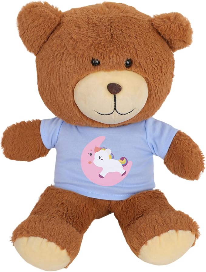 8-Pack Colorful T-Shirts for 17-18 Inch Bears Soft Stuffed Animal Clothes Set (8 Mixed Color)