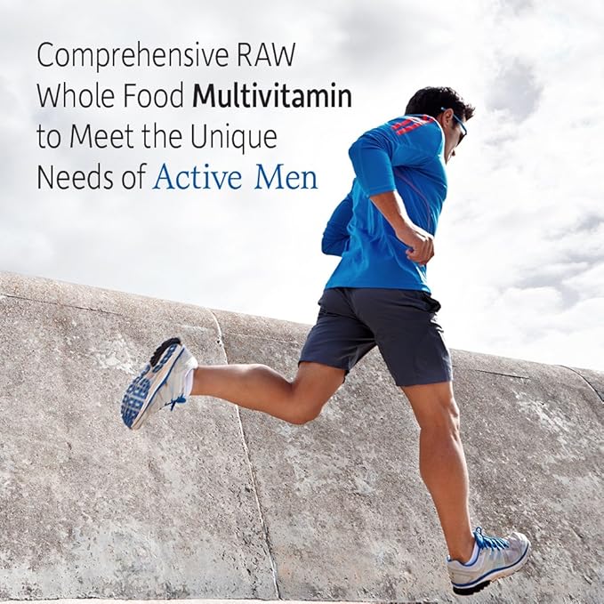 Garden of Life Vitamin Code Whole Food Multivitamin for Men - 120 Capsules, Vitamins for Men, Fruit & Veggie Blend and Probiotics for Energy, Heart, Prostate Health, Vegetarian Mens Multivitamins