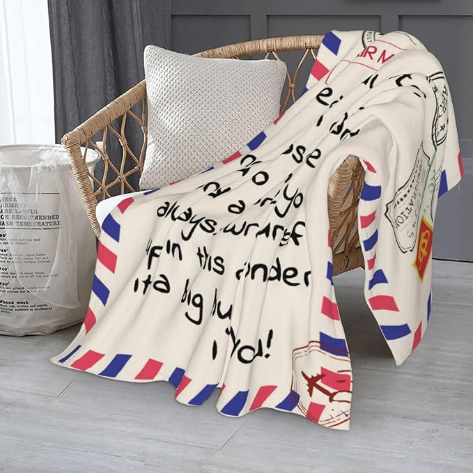 Gifts Blanket to Wife from Husband, Anniversary Birthday Gifts for Wife, Presents for Wife Mother's Day,Christmas, Valentines Day Gifts, Soft Flannel Throw Blanket Bed Wife Blanket Gift(50‘’x60'')