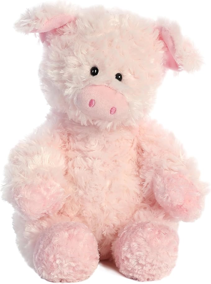 Aurora® Snuggly Tubbie Wubbies™ Pig Stuffed Animal - Comforting Companion - Imaginative Play - Pink 12 Inches