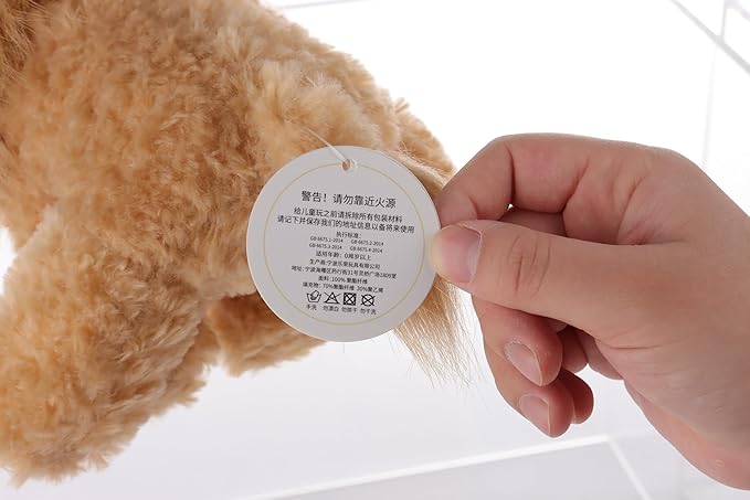 Apricot Lamb Toys Plush Yellow Plush Lion Stuffed Animal Soft Cuddly Perfect for Child (Yellow Lion, 8 Inches)