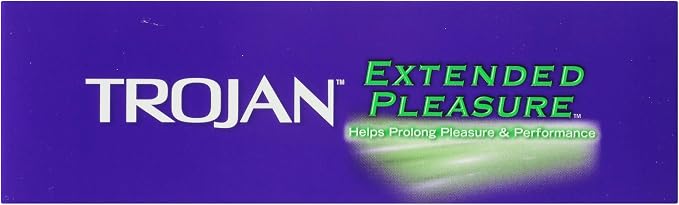 TROJAN Extended Pleasure Condoms | Climax Control | 12 Count | Pack of 2