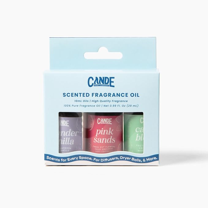 CANDECraftCo Premium Fragrance Oil Bundles – Diffuser Oils Fragrances Scented for Home, Candle Soap Making Supplies, Aromatherapy Blends for House (Bakery, 3-Pack)