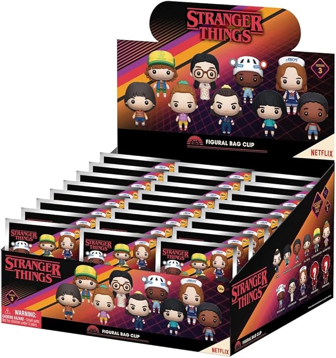 Stranger Things 3D Foam Bag Clip - Series 3
