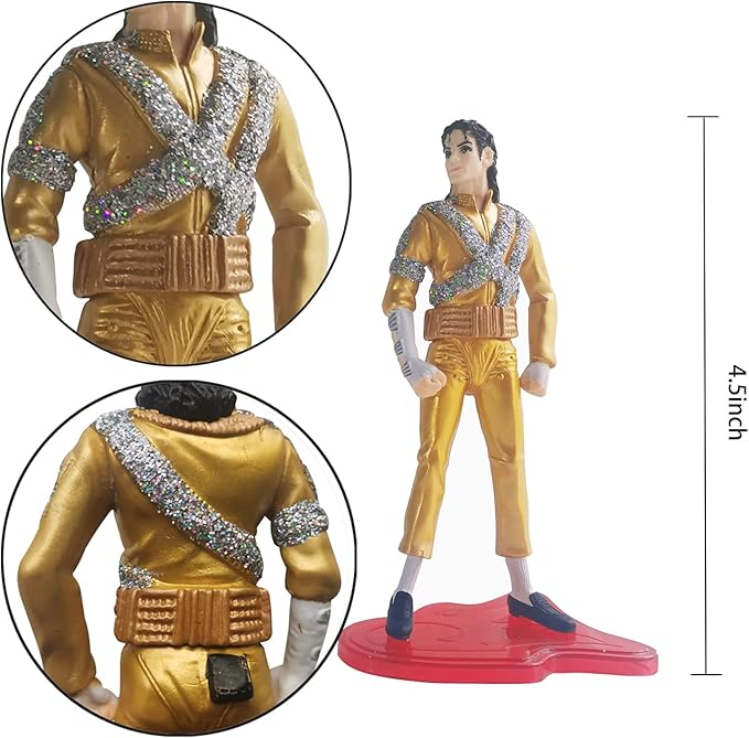 5 Pack Action Figure Dolls Rock King Classic Album Figure Playset (Colourful Version 5PC)