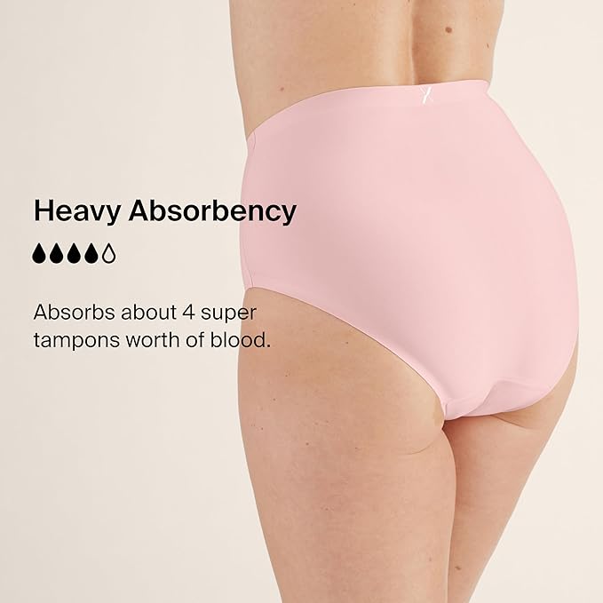 KNIX Super Leakproof High Rise Period Underwear for Women, Machine Washable, Reusable (1 Pack)