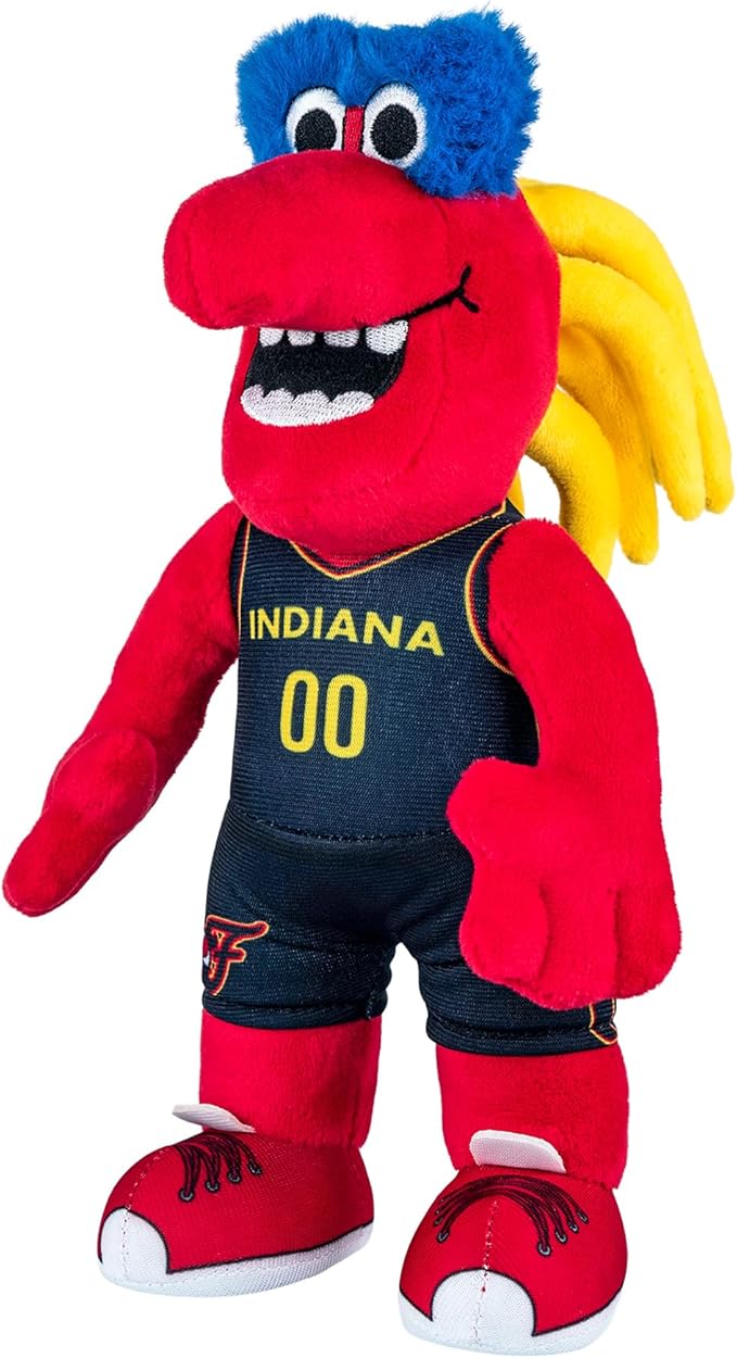 Bleacher Creatures Indiana Fever Freddy 10" WNBA Mascot Plush Figure - A Mascot for Play or Display