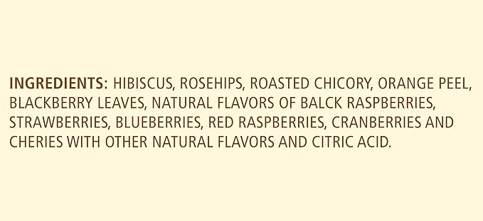 Celestial Seasonings Wild Berry Zinger Herbal Tea, Caffeine Free, 20 Tea Bags Box (Pack of 3)