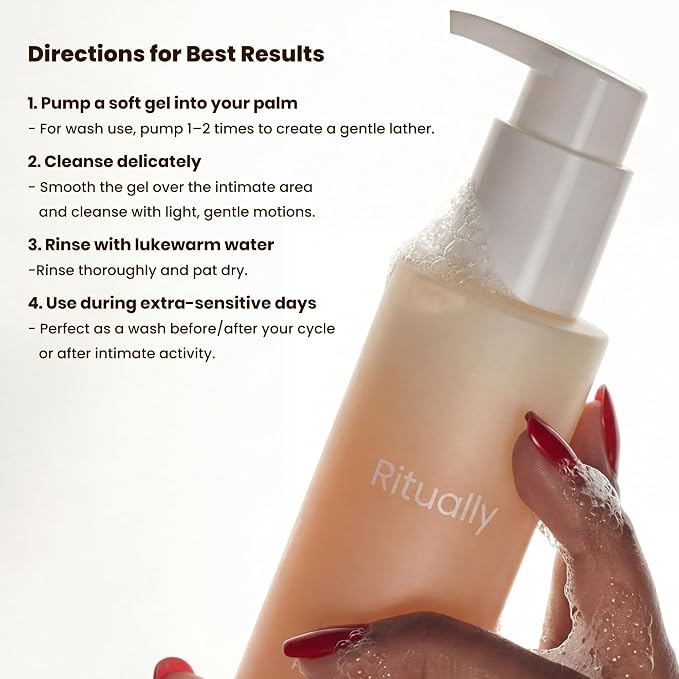 pH-Balanced Feminine Wash - Fragrance Free, Dermatologist Tested - 4.05 oz