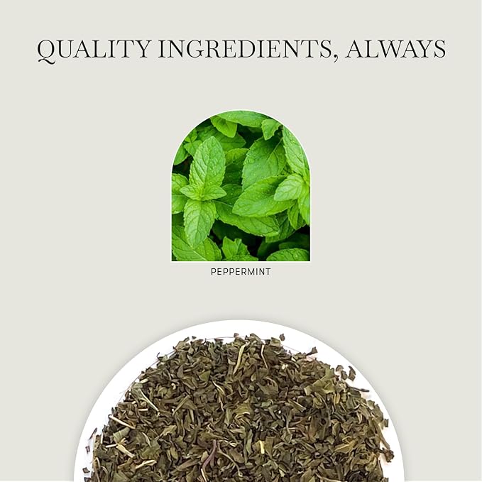 Luxmi Estates Peppermint Vanilla Tea 25g/0.88oz (12 Cups)|Natural Sweetness of Vanilla, Peppermint for Digestion