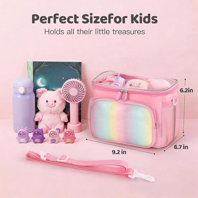Kids Bike Basket, Front Frame Handlebar Bag for Toddler Scooter Tricycle Bicycle, Cute Small Fabric Bicycle Basket for Boys & Girls,
