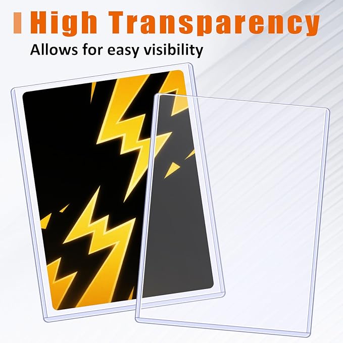 Jumbo Card Hard Sleeves, Top Loader for 5.4x7.4″ Jumbo Card -12 Pack