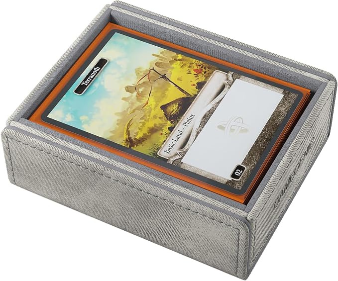 Gamegenic Token Keep - Premium Token Box for Safe Storage, Fits Dungeon 1100+ and Dungeon S 550+, Holds Tokens, Dice, and Cards, Fully Usable During Gameplay, Gray Color, Made