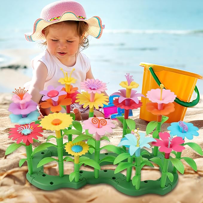 CENOVE Toddler Toys for 3 4 5 6 Years Old Boys Girls,Upgrade DIY Building Blocks Stacking Toy,STEM Educational Brain Development Preschool Kindergarten Toy with Storage Box
