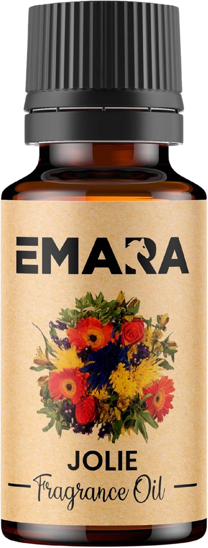 EMARA All Natural Floral Jolie Essential Oil for Diffusers, Skin Care, Aromatherapy Fragrance Oil, Organic Therapeutic Grade 15 mL (1/2 fl oz)