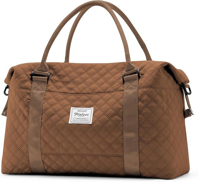 Travel Duffel Bag, Carry On Overnight Weekender Bags for Women | Travel Bag with Wet Pocket & Trolley Sleeve, For Spirit Airlines 18x14x8 Personal Item Bag