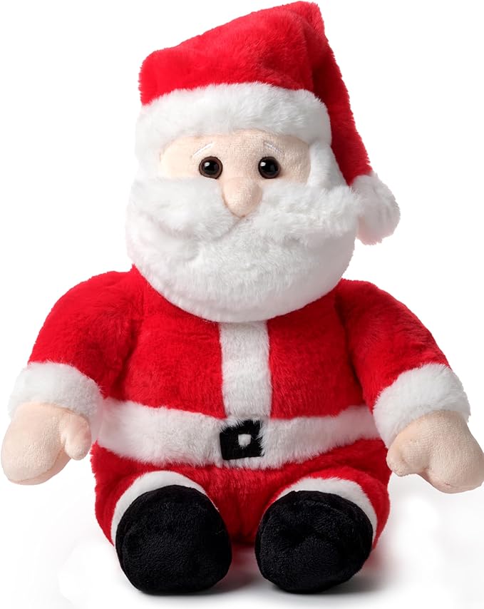Bearington Santa Claus Kringle Plush, Santa Doll, 16 in Stuffed Animal, Ideal Toy Gift for Toddlers, Kids & Teens, for Ages 3-14