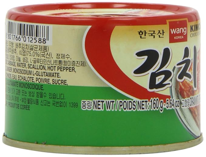 Wang Korean Canned Kimchi, 5.64 Ounce, Pack of 1