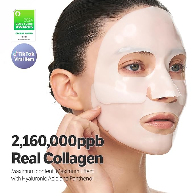 SUNGBOON EDITOR Deep Collagen Hyalu-B5 Overnight Mask Hydrating Mask for Wrinkle Care&Barrier Repair 2,160,000PPB Collagen+Hyaluronic Acid+Panthenol Korean Skincare,4ea Valentines Day Gifts for Woman