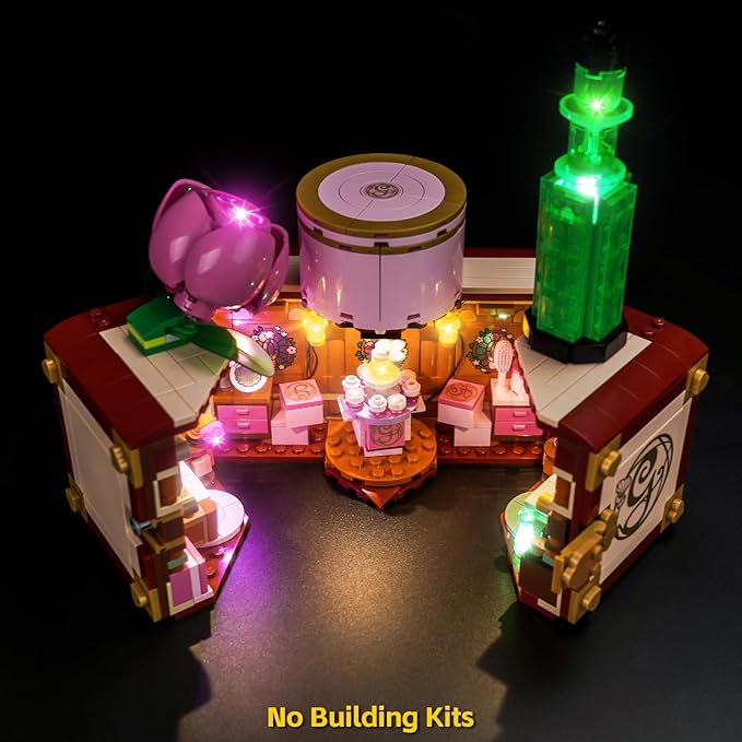 BrickBling LED Lighting Kit Compatible with Lego Wicked Glinda & Elphaba's Dormitory, Creative Light Compatible with Lego 75683-Lights Only, Not Come with Model