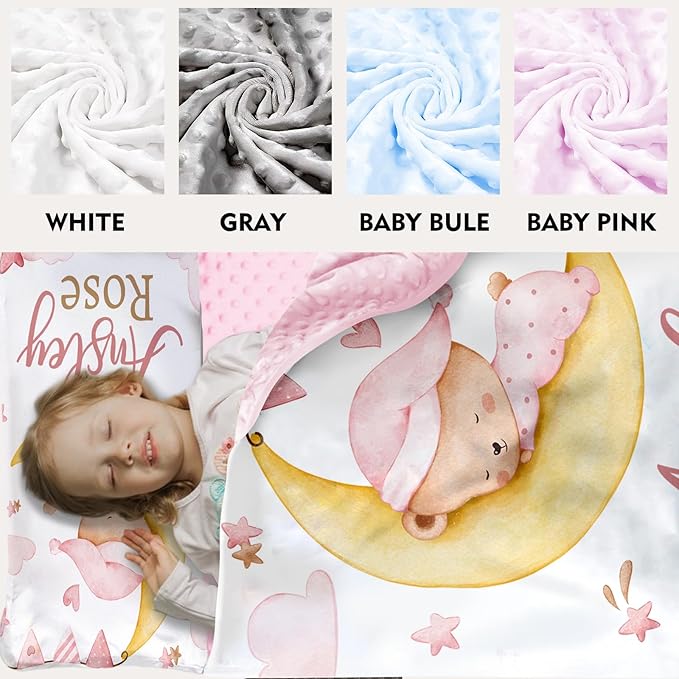 Personalized Toddler Nap Mat for Girls – Custom Name Kids Nap Mat – Daycare Sleeping Mats with Removable Pillow and Soft Minky Dot Blanket for Preschool, Travel, Kindergarten
