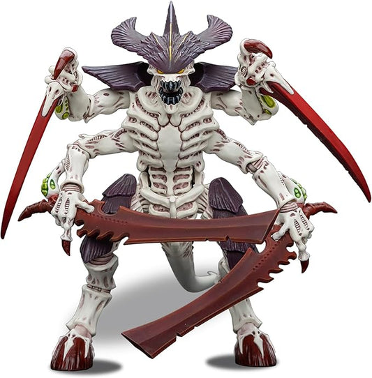 JOYTOY Warhammer 40K 1/18 Action Figures, Tyranids Hive Fleet Leviathan Tyranid Warrior with Boneswords Perfect for Collectors & Decor, Ideal Gift for Birthdays, Christmas, Character Figure - JT7004