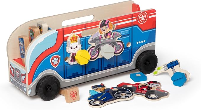 Melissa & Doug PAW Patrol Match & Build Mission Cruiser - FSC Certified