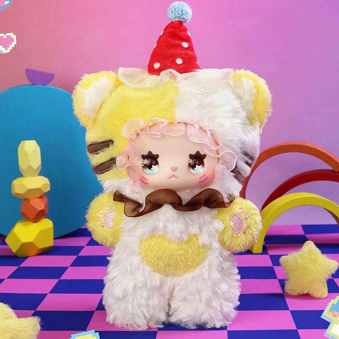 CALEMBOU Plush Blind Box, Kawaii Emma Flavor Twist Series Stuffed Blind Box Doll, Kawaii Mystery Vinyl Plush Toys Collectible for Birthday Gift