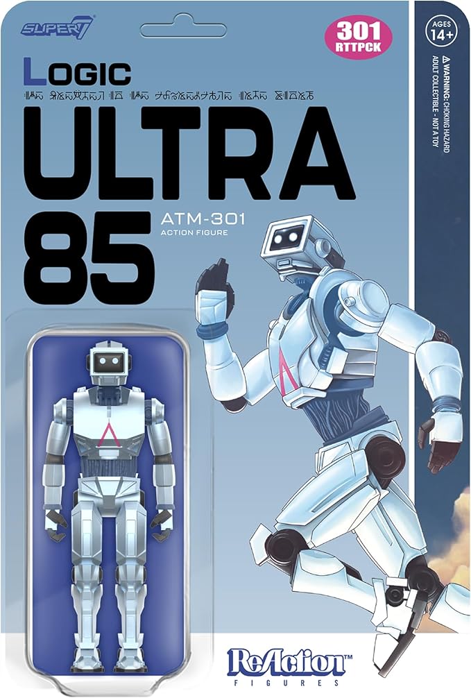 Super7 Logic Reaction Figures Wave 02 - ATM-301 (Blue) Action Figure
