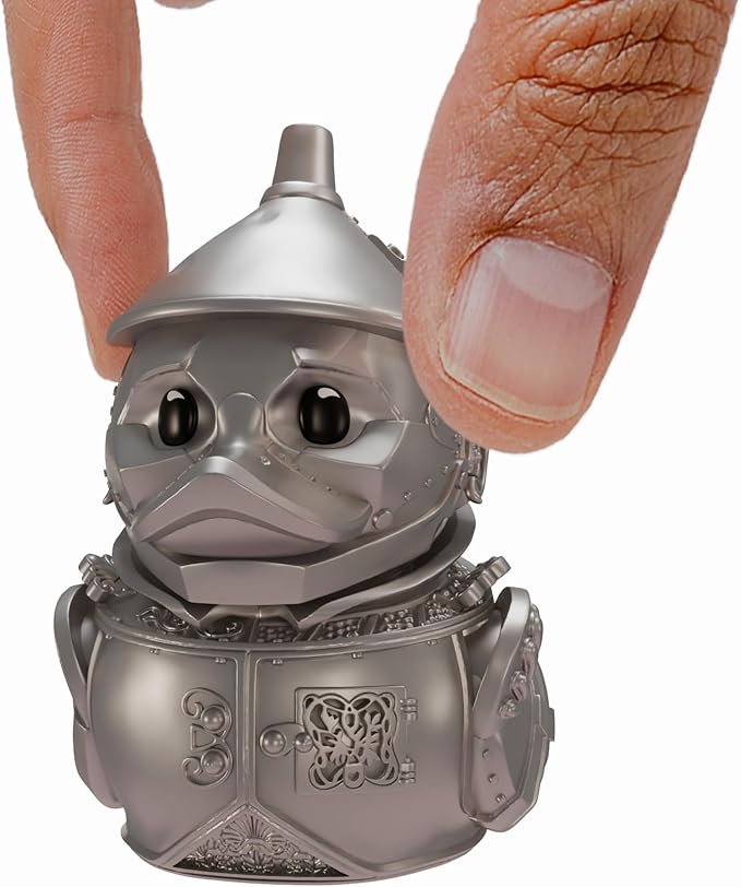 TUBBZ Mini: Wicked for Good - Tin Man Cosplaying Rubber Duck Vinyl Figure – Official Collectible for Fans of Wicked